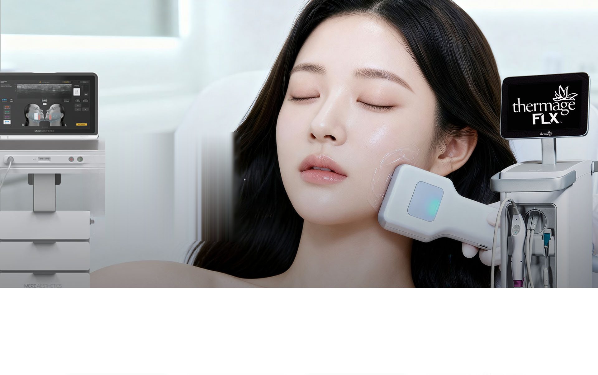 Hyundai эмнэлгийн дэвшилтэт эмнэлгийн тоног төхөөрөмж: Thermage FLX эмчилгээ хийлгэж буй загвар өмсөгч